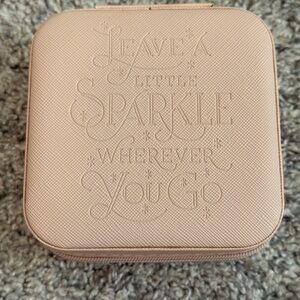 Pink Jewelry Travel Case